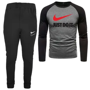 ست تی شرت و شلوار مردانه مدل 0400919 رنگ مشکی