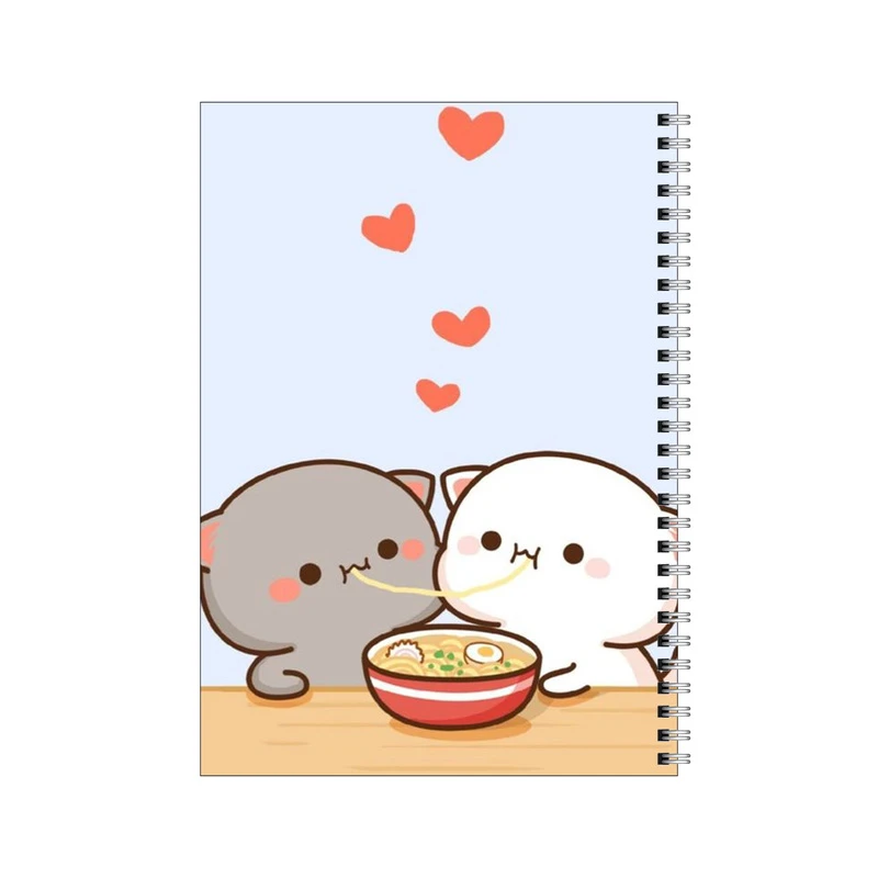 دفتر مشق 50 برگ بامبیلیپ طرح گربه و نودل کد 8900595