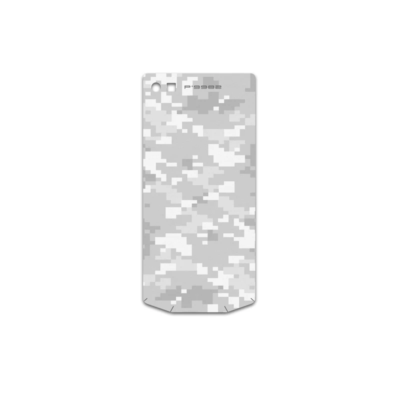 برچسب پوششی ماهوت مدل Army-Snow-Pixel مناسب برای گوشی موبایل بلک بری Porsche Design P9982