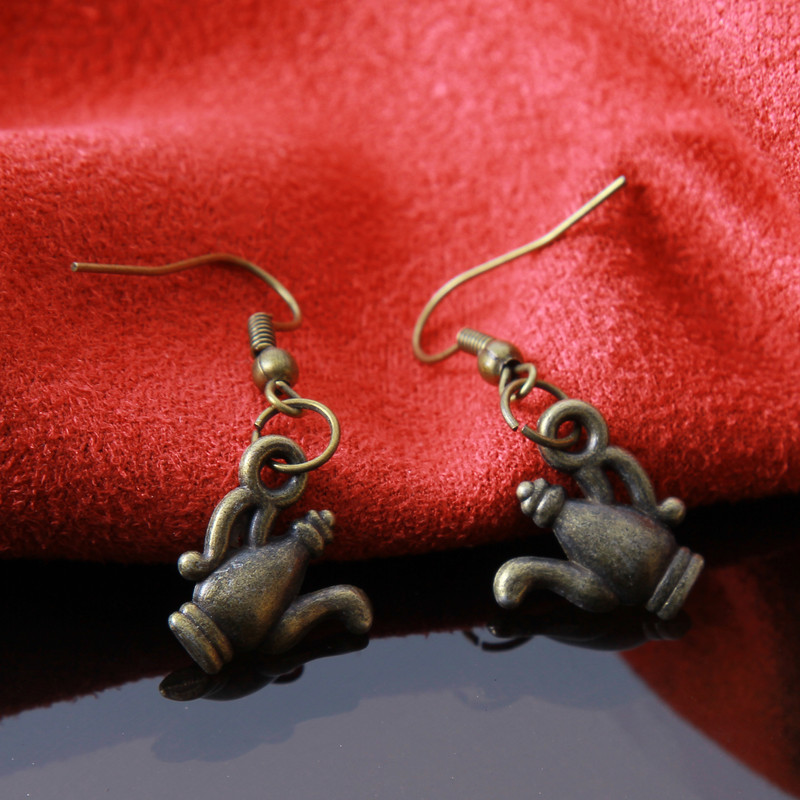 گوشواره دخترانه بازرگانی میلادی کد GZN_193