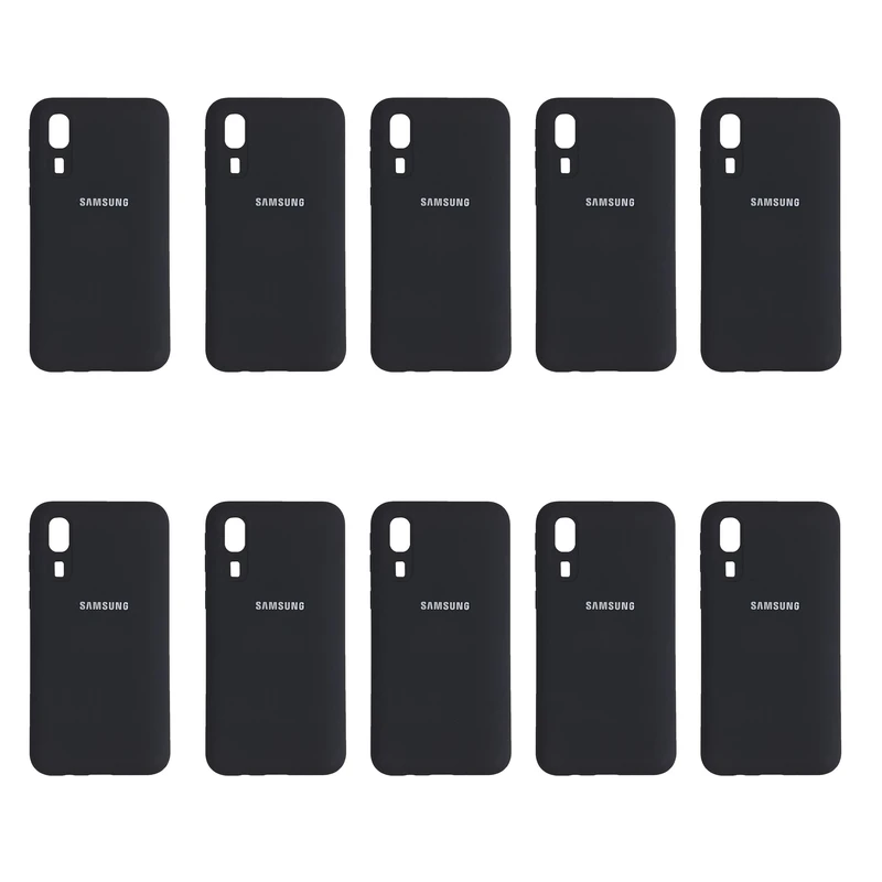کاور مدل سیلیکونی مناسب برای گوشی موبایل سامسونگ Galaxy A2 Core مجموعه 10 عددی