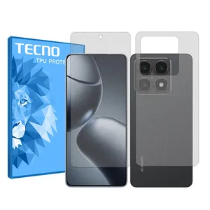 Tecno Resistant model matte screen protector suitable for the Xiaomi 14T mobile phone along with the back of the phone protector