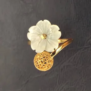  انگشتر طلا 18 عیار زنانه قیراط طرح دایره کد GH1496