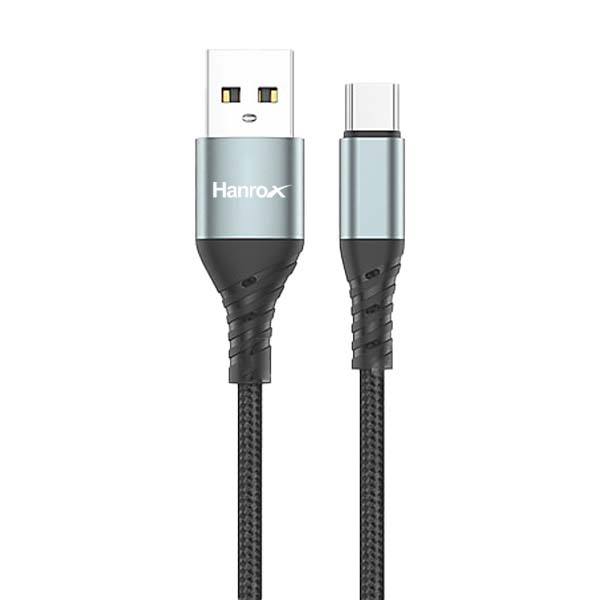 کابل تبدیل USB به USB-C هانروکس مدل C50 طول 1 متر