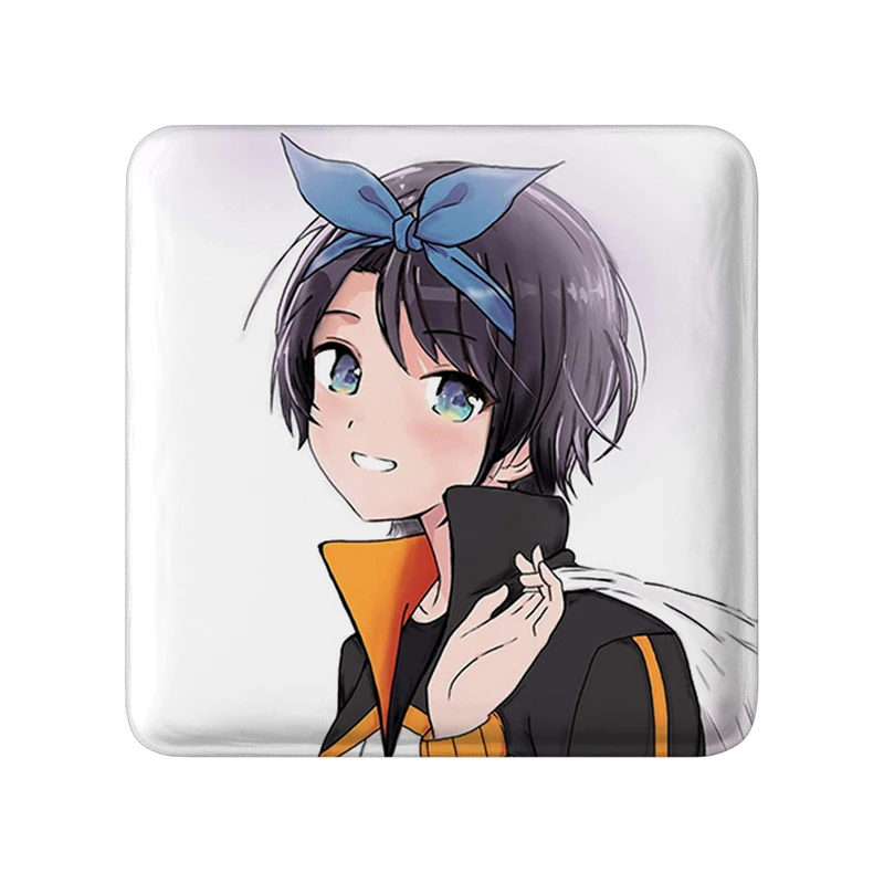 پیکسل خندالو طرح روکا انیمه کانوجو اوکاری مدل مربعی کد 34821