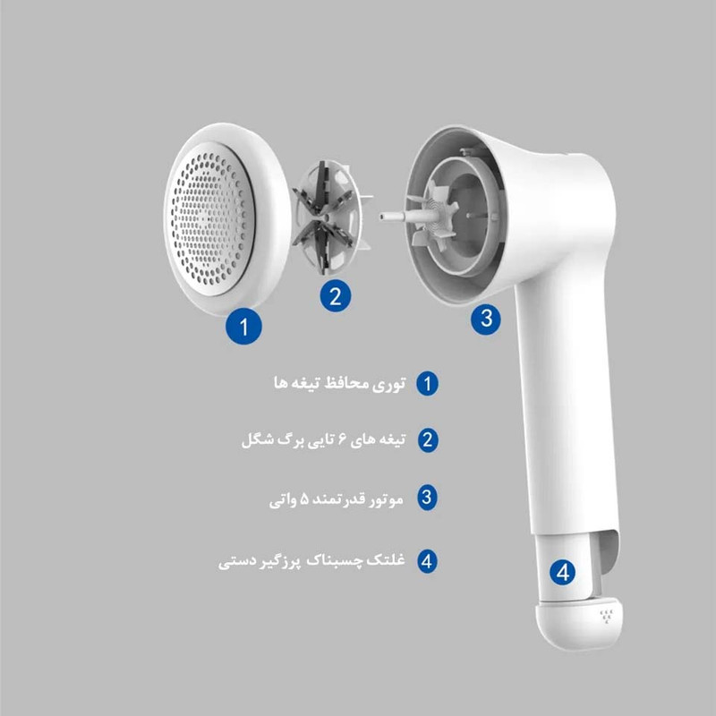 پرزگیر برقی لباس نیکای مدل NK-8856