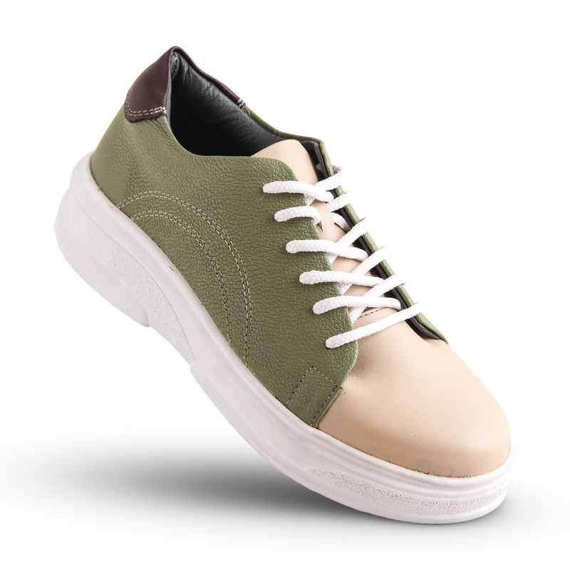 کفش روزمره زنانه چرم یلسان مدل راشل کد 669-MC-sb