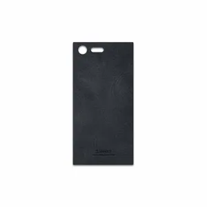 MAHOOT Graphite Buffalo Leather Cover Sticker for Sony Xperia X Compact
