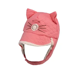 کلاه بچگانه مدل زمستانه طرح گربه ای کد KST-61