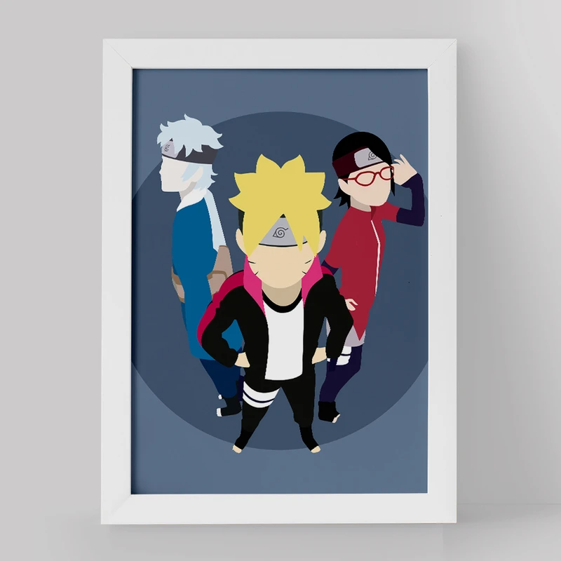 تابلو خندالو مدل میتسوکی بوروتو و سارادا انیمه بوروتو کد 15746