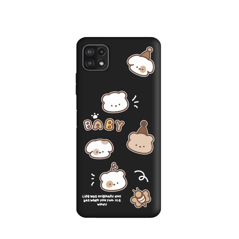 کاور قاب گارد طرح خرسی کد a4693 مناسب برای گوشی موبایل سامسونگ Galaxy A22 5G