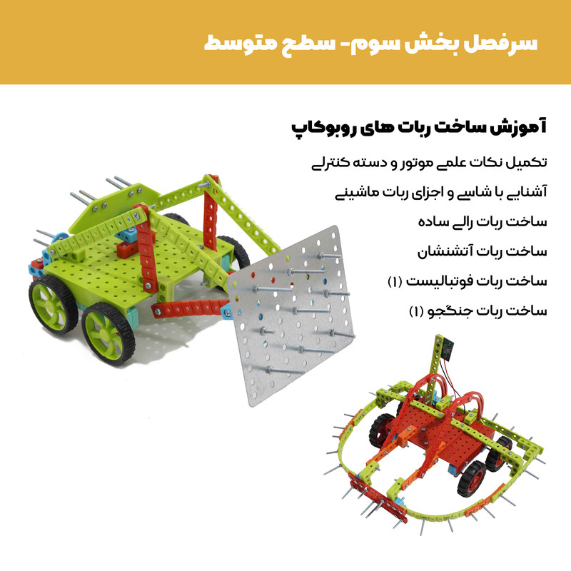 کیت آموزشی رباتیک روبویونیک مدل Advance