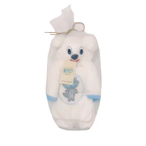 ست حوله 2 تکه باولی مدل راکون کد 2