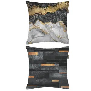 کاور کوسن هزاردستان طرح سنگ مدل co642 مجموعه 2 عددی