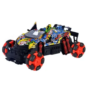 ماشین بازی کنترلی مدل چرخ کپسولی دودزا طرح کروک اتومات کد RD579-3HB