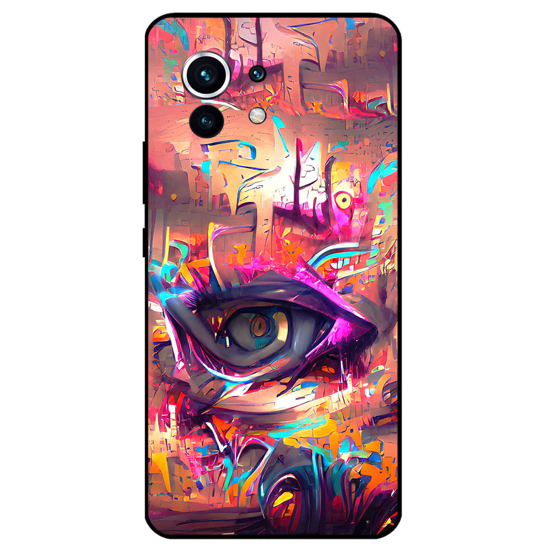 کاور مگافون طرح چشم مدل 2823 مناسب برای گوشی موبایل شیائومی Mi 11  