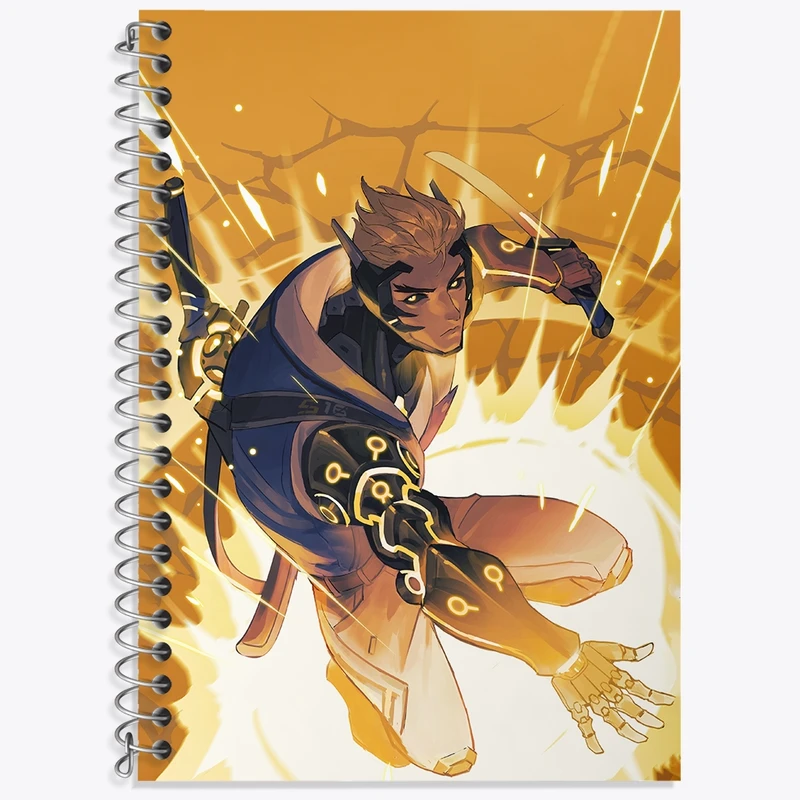 دفتر لغت 50 برگ خندالو طرح بازی اورواچ (Overwatch) کد 31629