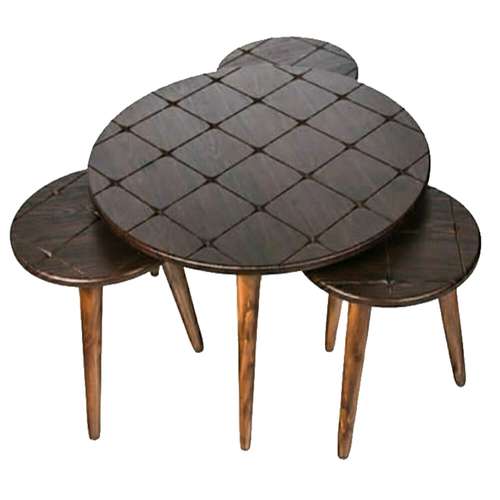 میز عسلی مدل T03 مجموعه 4 عددی