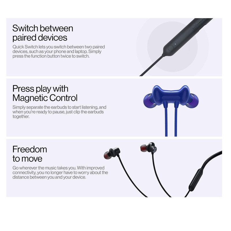 هدفون بی سیم وان پلاس مدل SAn Ear  with mic 3