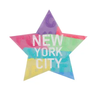 استیکر پارچه و لباس طرح ستاره کد 01