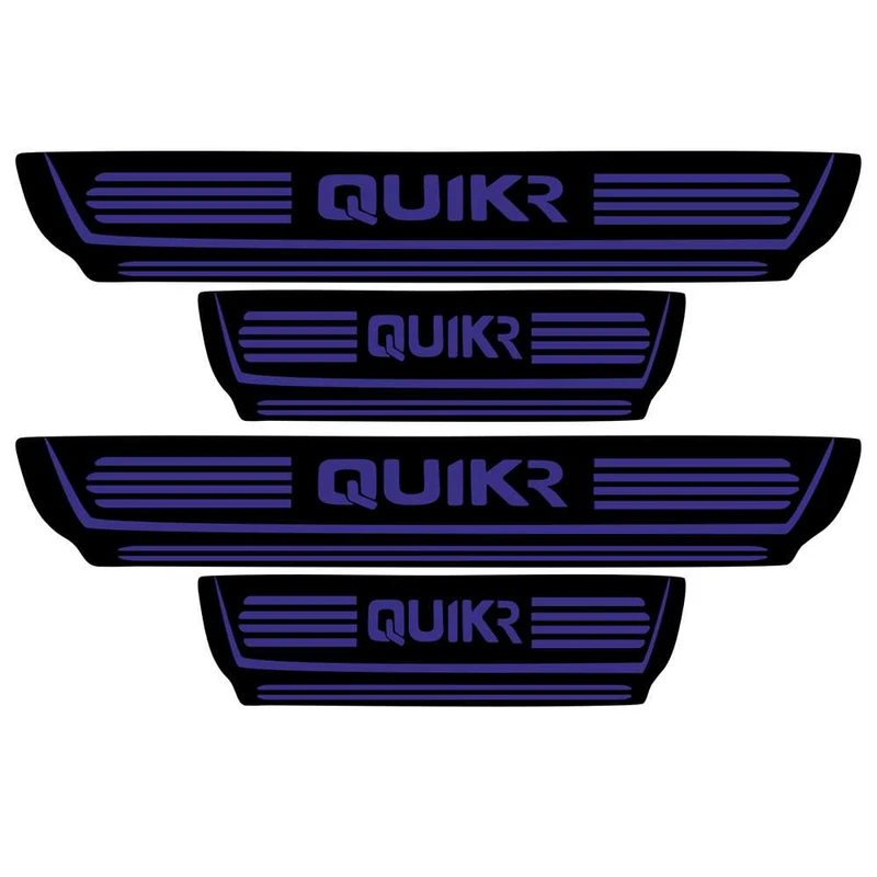   برچسب بدنه خودرو اسپرت غدیر مدل CH BL YA59 A157 مناسب برای کوییکR بسته 4 عددی