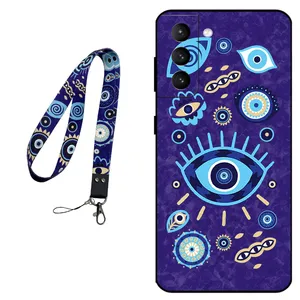 Megafone Devil Eye 0023 Cover For Samsung Galaxy S21 5G Mobile Neckband