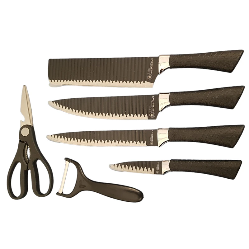 سرویس چاقوی آشپزخانه 6 پارچه اوریچ مدل ER-0238A