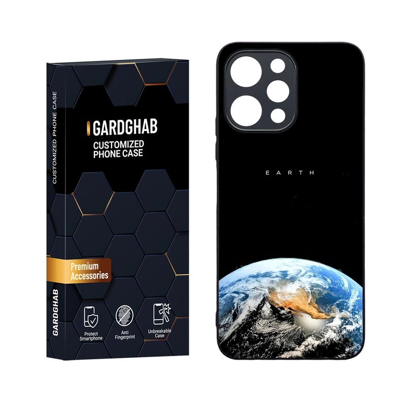 کاور گارد قاب مدل دورژله ای کهکشان مناسب برای گوشی موبایل شیائومی Redmi 12 4G / 5G