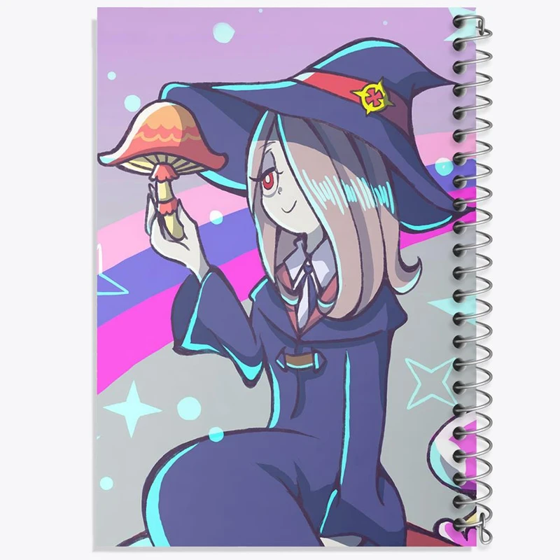 دفتر مشق 100 برگ خندالو طرح سوسی انیمه جادوگران کوچک Little Witch Academia کد 22839