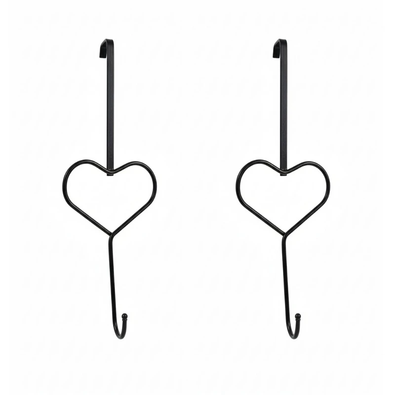 آویز لباس مدل قلب بسته دو عددی