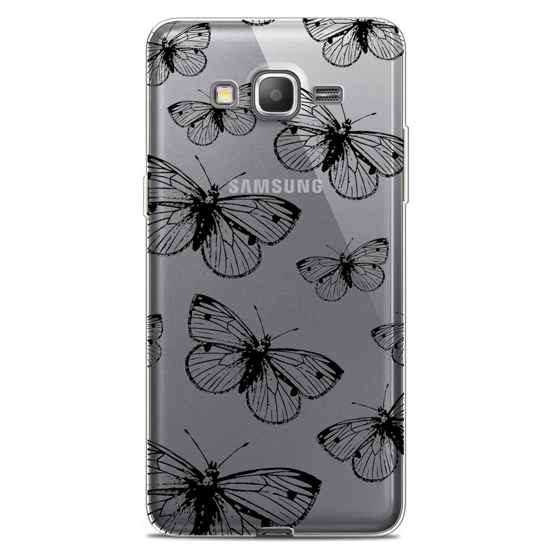 کاور مگافون طرح پروانه مدل C54-B مناسب برای گوشی موبایل سامسونگ Galaxy J7 2015 / J7 Core