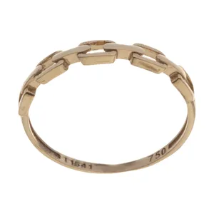 انگشتر طلا 18 عیار زنانه میو گلد مدل GD1266-55