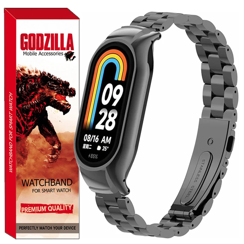 بند گودزیلا مدل 3BID-M8 مناسب برای ساعت هوشمند شیائومی Mi Band 8