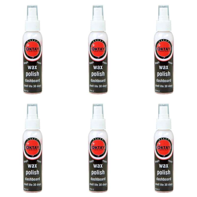 اسپری واکس داشبورد اکتای مدل نانو حجم 100 میلی لیتر بسته شش عددی