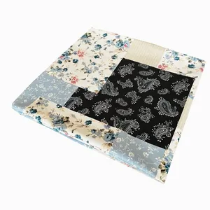 ملحفه پنبه مدل روانداز کد LS5048 یک نفره سایز 140×220 سانتی متر 