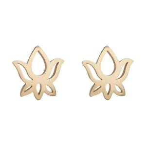 گوشواره طلا 18 عیار زنانه الن نار مدل 0828