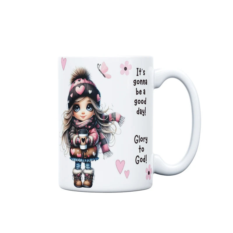 ماگ مدل فانتزی طرح جملات انگیزشی کد 274