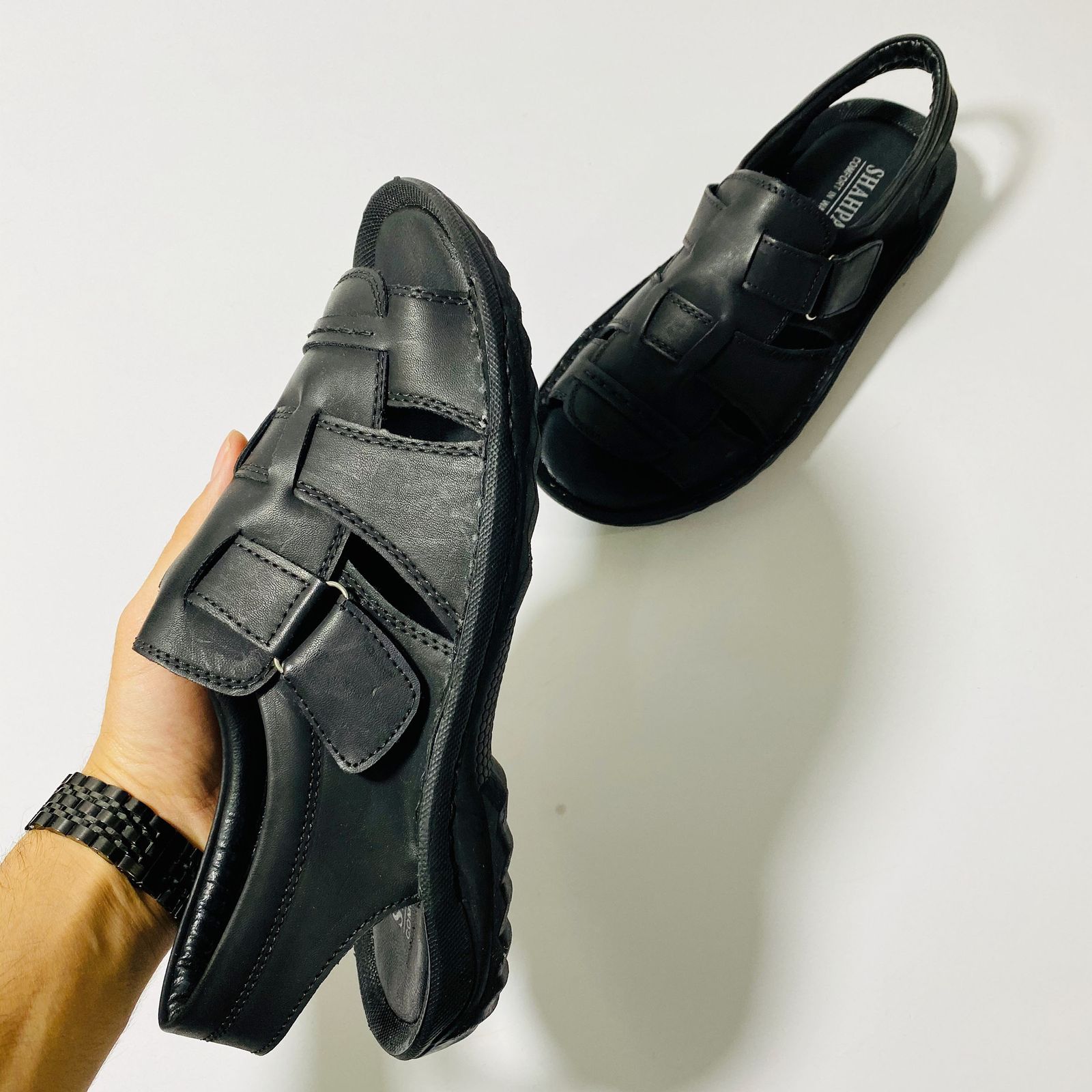 صندل مردانه شهپر مدل P1-moj102-BK -  - 3