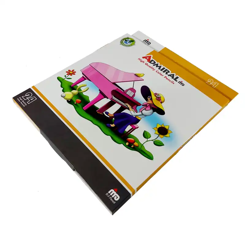 مداد 24 رنگ آدمیرال کد 761C طرح Piano Girl