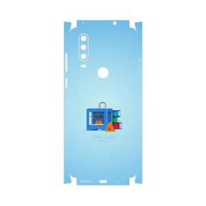 MAHOOT 3D Printer-FullSkin Cover Sticker for Motorola One Action
