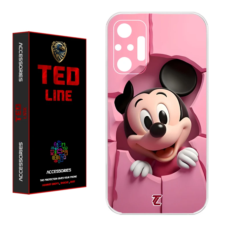 کاور تد لاین طرح عروسک کد 1108 مناسب برای گوشی موبایل شیائومی Redmi Note 10 Pro / Note 10 Pro Max