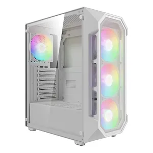 کیس کامپیوتر گیم دیاس مدل AURA GC1 ELITE WH ARGB
