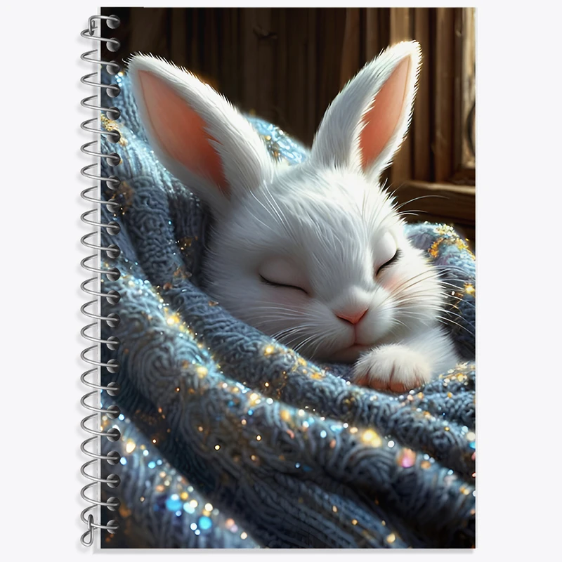 دفتر نت موسیقی 50 برگ خندالو طرح خرگوش بامزه کد F8395