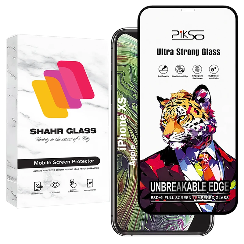 محافظ صفحه نمایش شهر گلس مدل PICSO مناسب برای گوشی موبایل اپل iPhone XS