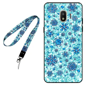 Megafone Snow Flake 0014 Cover For Samsung Galaxy Grand Prime Pro Mobile Neckband 
