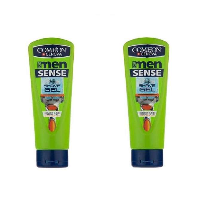 ژل اصلاح کامان مدل sense حجم 200 میلی لیتر بسته دو عددی ژل اصلاح کامان مدل sense حجم 200 میلی لیتر بسته دو عددی