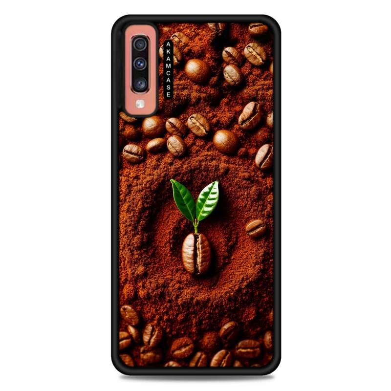 کاور آکام مدل AMC-WSGA70-COFFEE-14 مناسب برای گوشی موبایل سامسونگ Galaxy A70