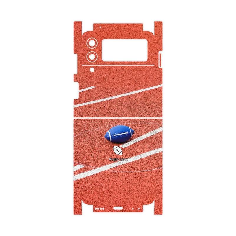 برچسب پوششی ماهوت مدل Rugby football-FullSkin مناسب برای گوشی موبایل سامسونگ Galaxy Z Flip3 5G