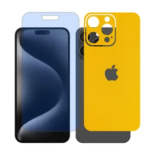 Glass Together model anti blue Screen Protector Suitable for Apple iPhone 15 Pro Max Mobile  Phone with Back cover sticker