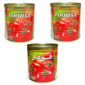 رب گوجه فرنگی فوداز 800 گرم بسته 3 عددی